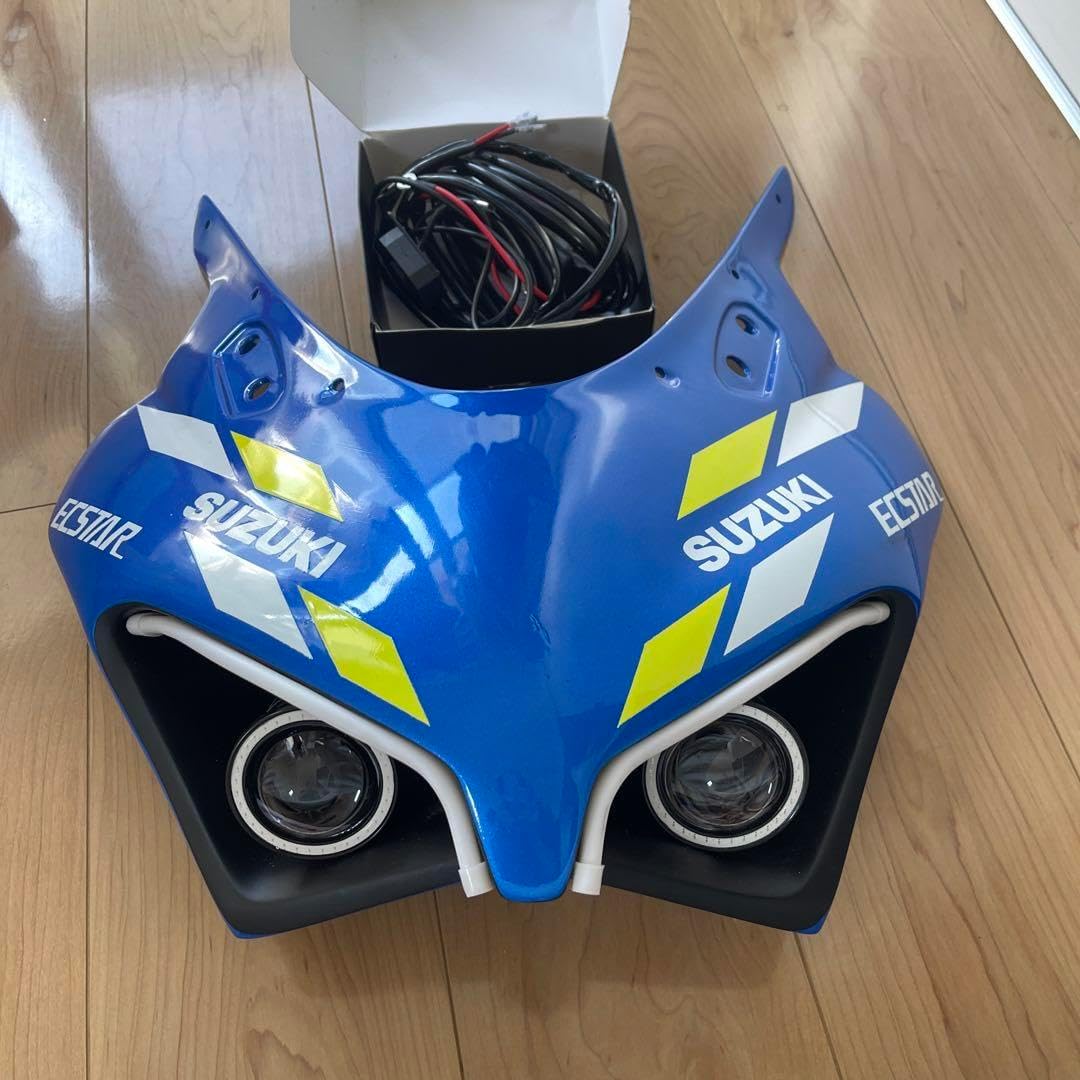 未使用 gsx-r125 アッパーカウル デメキン R1風？ パニガーレ風