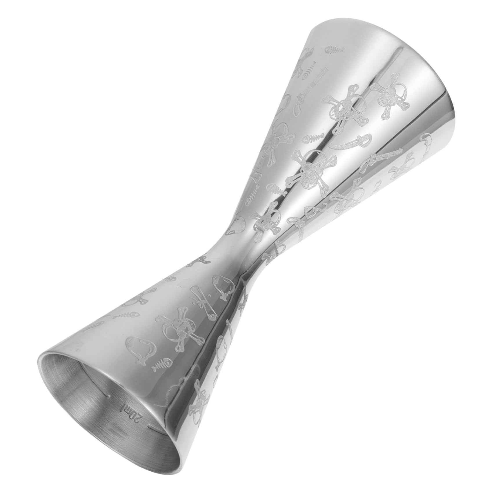 Misurino per Cocktail in Acciaio Inossidabile Misurino per Cocktail da Bar Tazza Misuratrice da 1/2 Oncia per Misurazioni Precise in Cucina E Bar Design Robusto E Duraturo