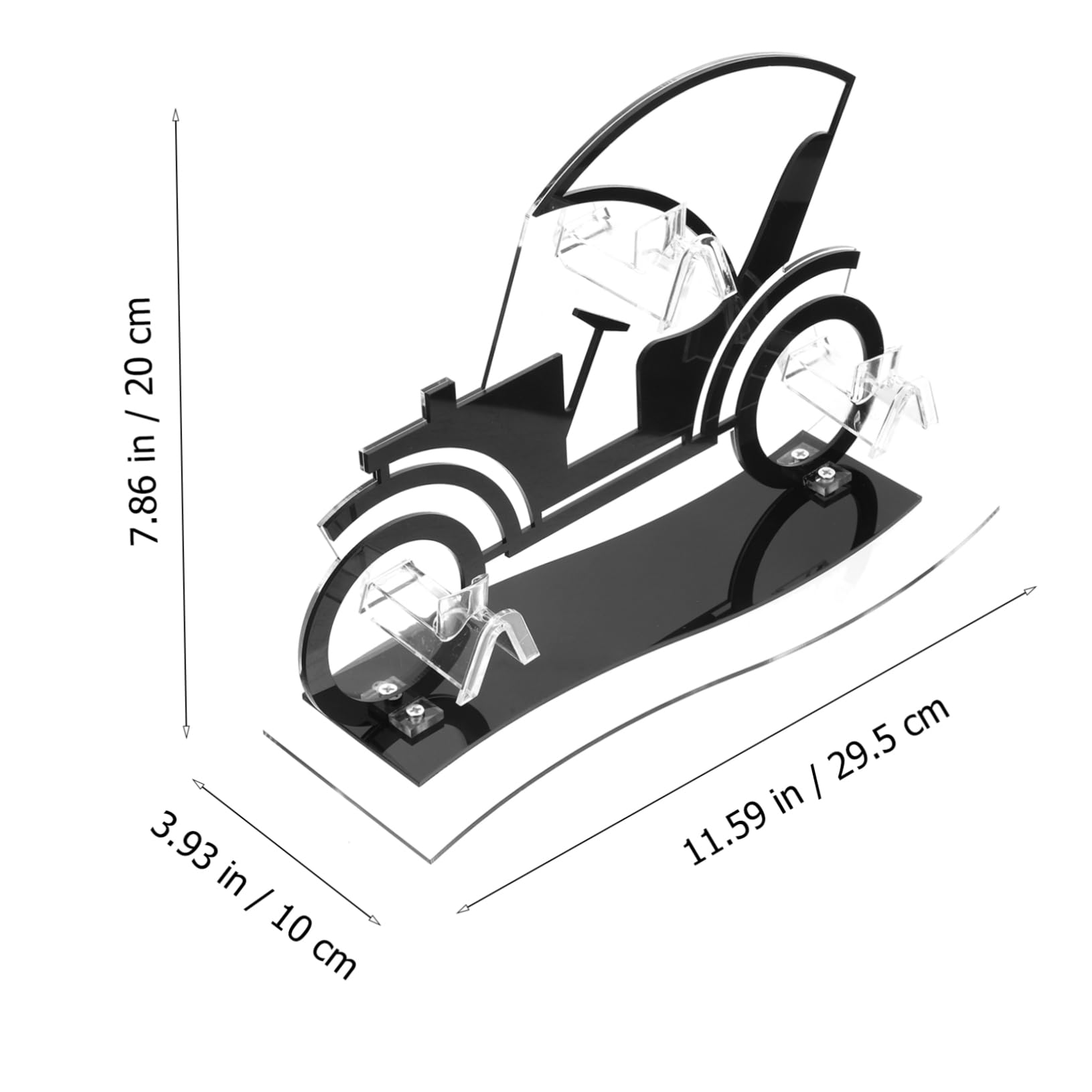 Zerodeko 4stücke Vintage Car Acrylic Brillenhalter Kreativer Sonnenbrillenständer Für Schreibtisch Und Ladentheke Stabiler Organizer Für Sonnenbrillen Brillen Und Skibrillen Für