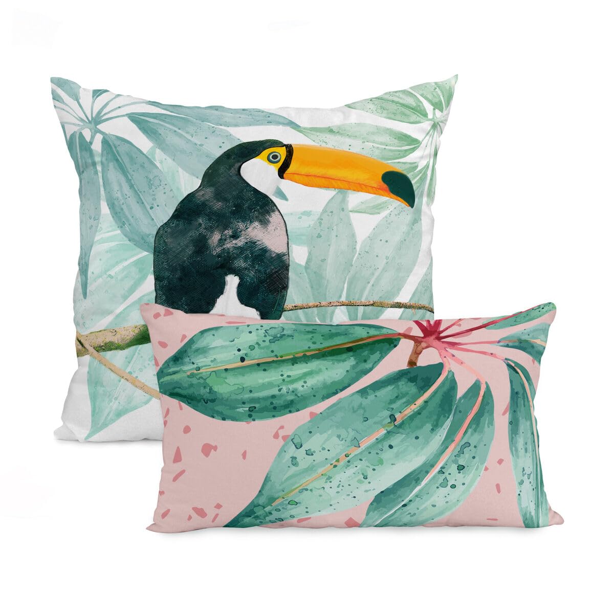 HappyFriday Ebony Cushion Cover Set Multicolor 2 Pieces