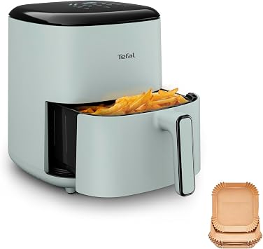 Tefal Easy Fry Max 5L Air Fryer, 10 Auto Programs, Digital, Eucalyptus