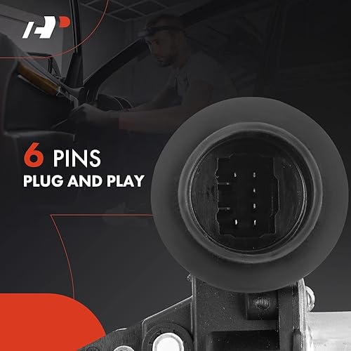 Miniatura 2 de Motor de elevación de ventana A-Premium (6 pines) Compatible con modelos Toyota y Scion y Pontiac - Camry, RAV4, Corolla, Prius, Tacoma, Highlander,