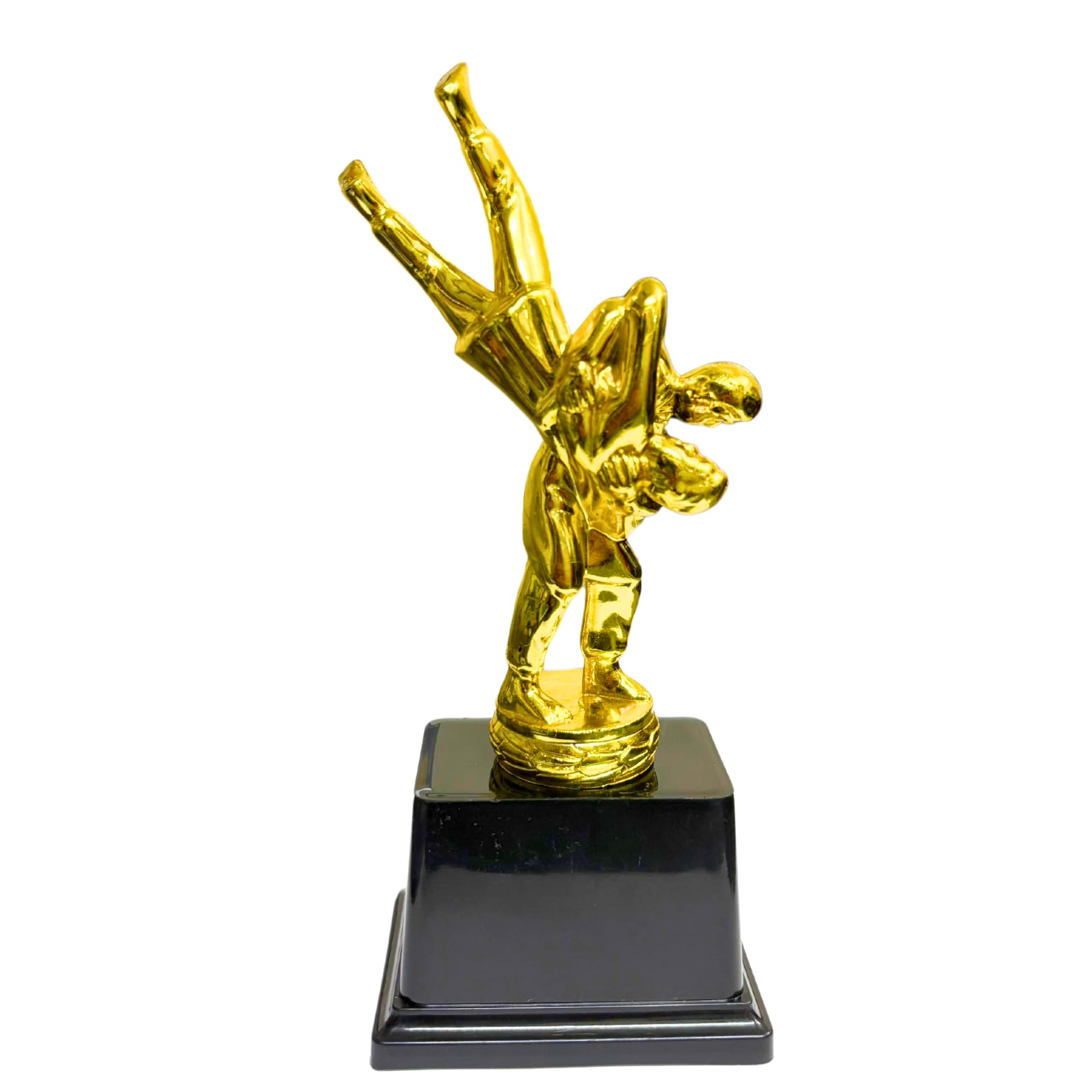 Wrestling, Judo & Karate Award, Martial Arts Trophy, 7.5 Inches, Gold Figurine with Black Base || Logo Printing, Writings & Customisation Available-image-10