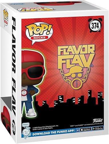 Miniatura 3 de Funko Pop! Rocks Flavor Flav - El sabor del amor