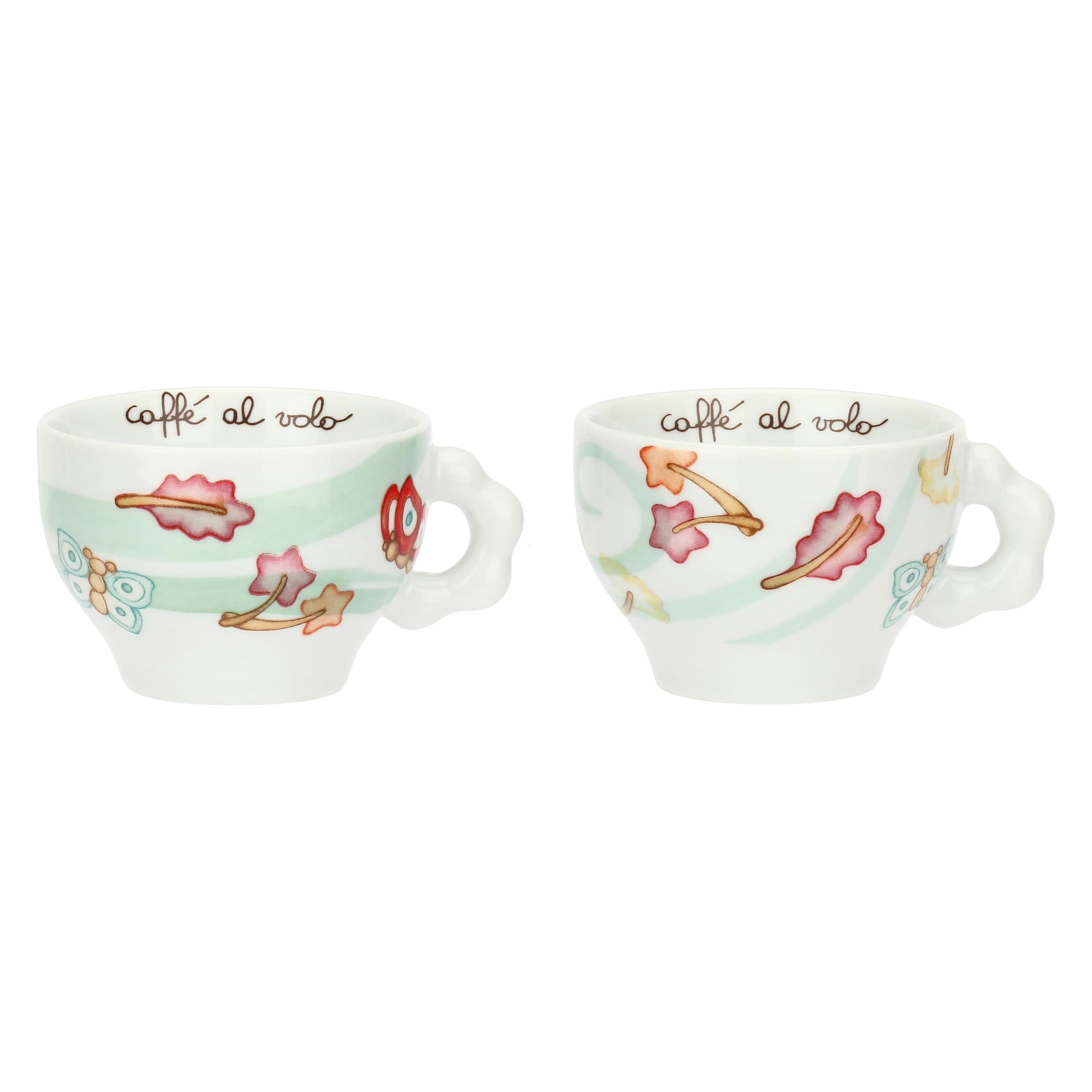 Set 6 Tazzine Thun Happy Country - 85ml Colorate Con Fiori