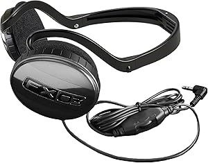XP Wired Headphones FX03 with 3.5mm Jack & Volume Control for Metal Detection - Compatible with All Devices with a Jack Plug and with The Wireless Headphones Control Module