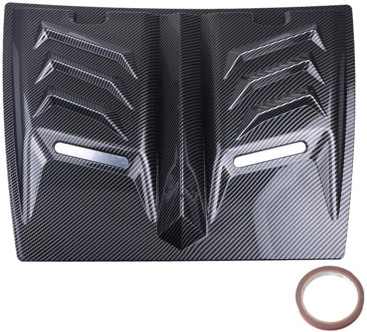 Decorative Hood Vent Cover - Non-Functional Engine Bay Scoop for Universal Car & Truck Hood Upgrade (ABS Plastic, Easy Installation)