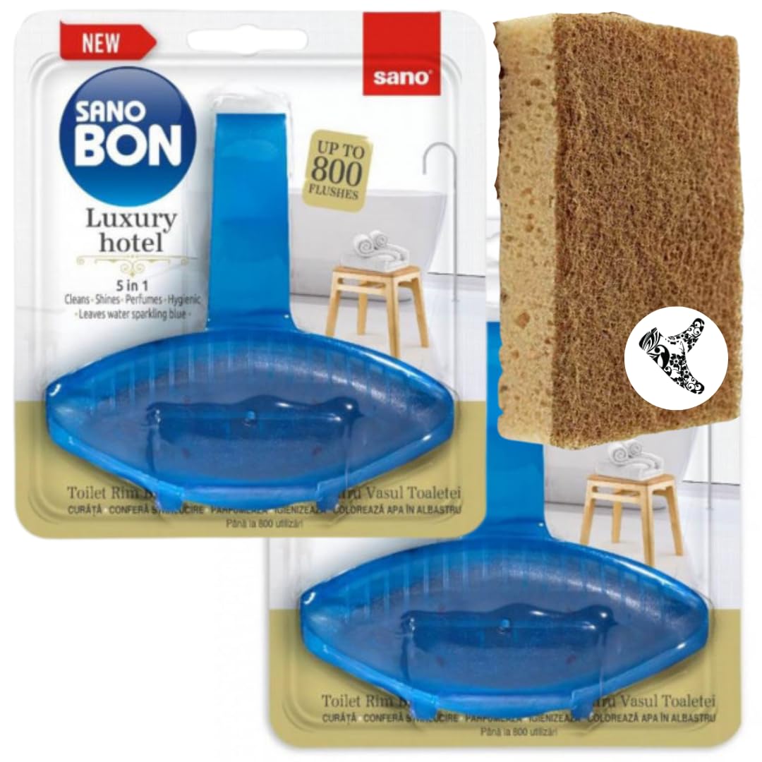 RCS BLOCKY BLUE NO5 SANOBon Blue Luxury Hotel | 5 in1 Toilet Rim  