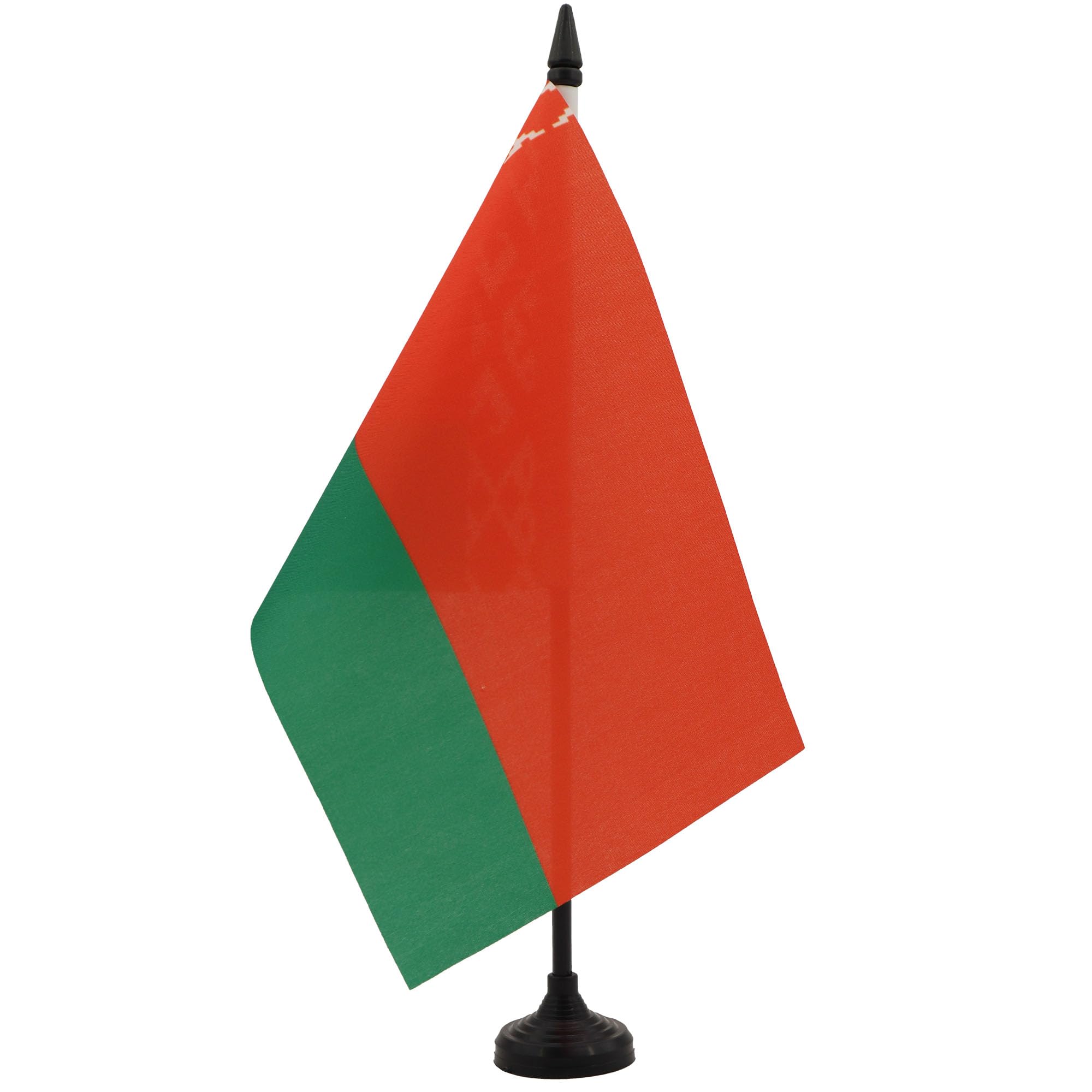 AZ FLAG Belarus Table Flag 6x8 in 100D Polyester Plastic Base