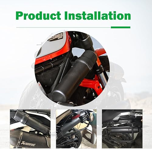 Miniatura 3 de MOTO4U - Tubos de almacenamiento para guardar guantes, impermeables, herramientas o documentos, impermeables, universales, para motocicletas