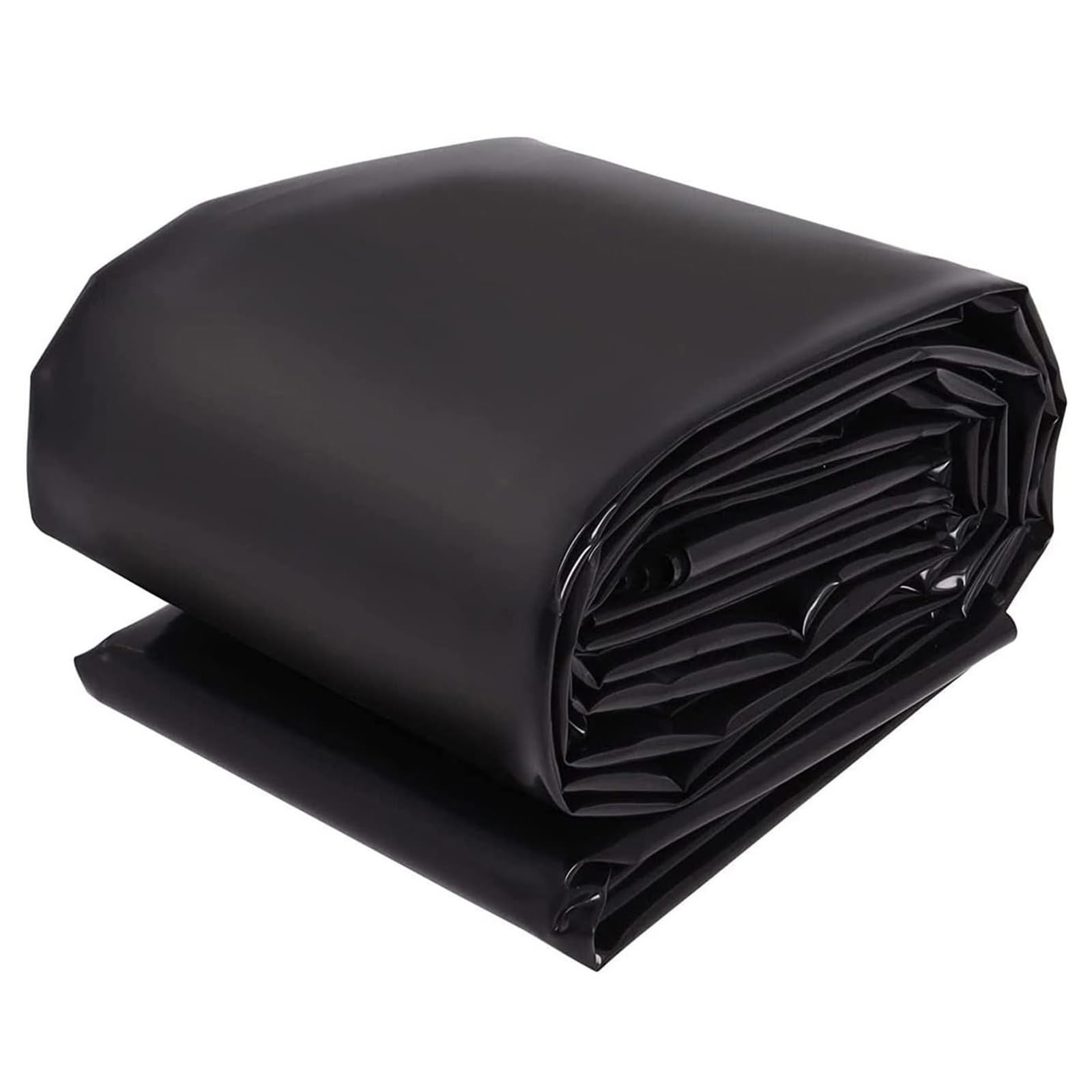 Bâche de bassin 4x7m en PEHD noir membrane étanche 0,12 mm
