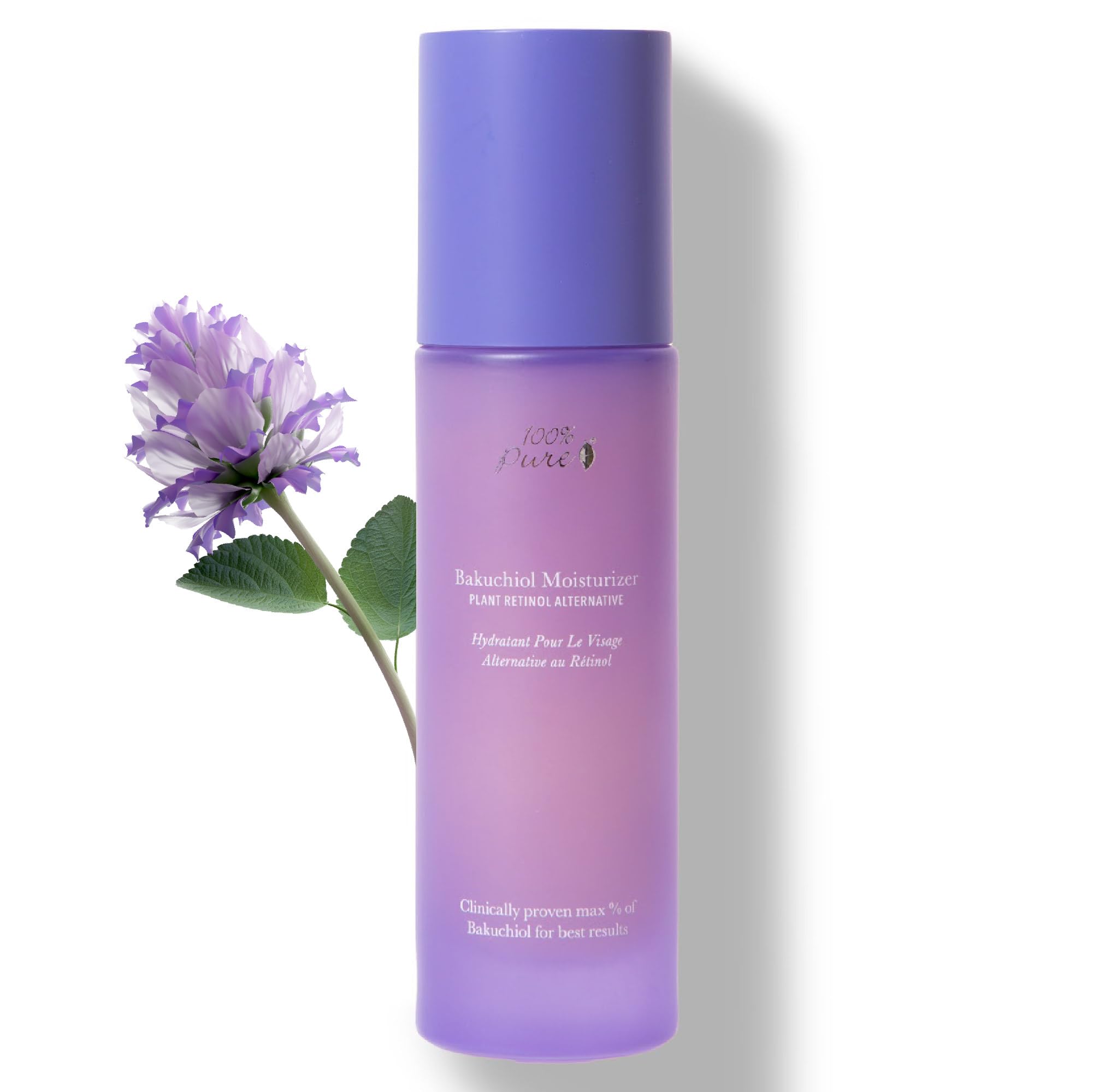 Bakuchiol Facial Moisturizer Natural Retinol Alternative Face Cream with Anti Aging Antioxidants Hyaluronic & Kojic Acid Squalene Daily Skincare for Women & Men - 1.7 fl oz