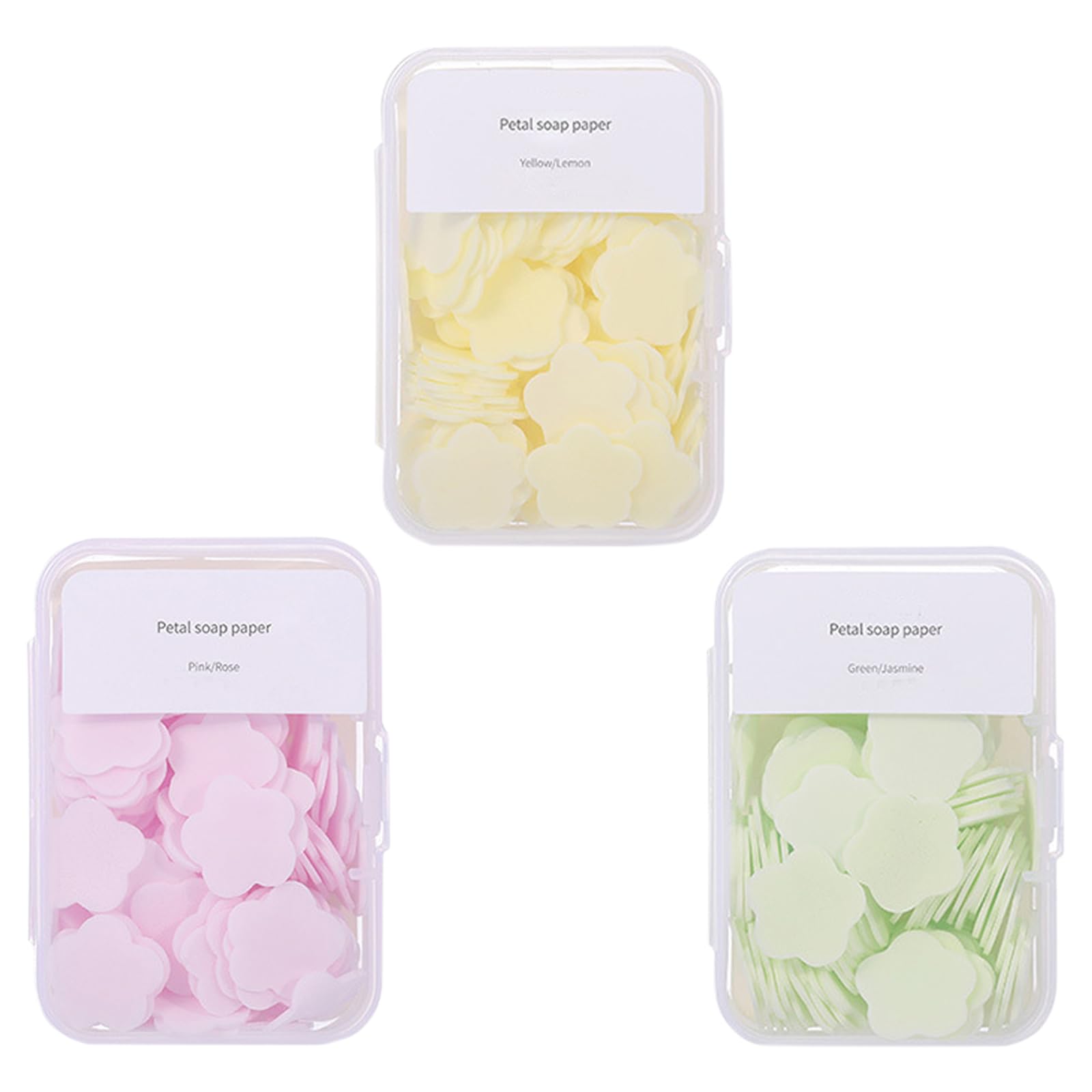 300pcs Portable Hand Washing Soap Sheets, Scented Mini Soap Sheets, Disposable Soluble Soap for Outdoor Travel, Camping, Hiking (Mix)