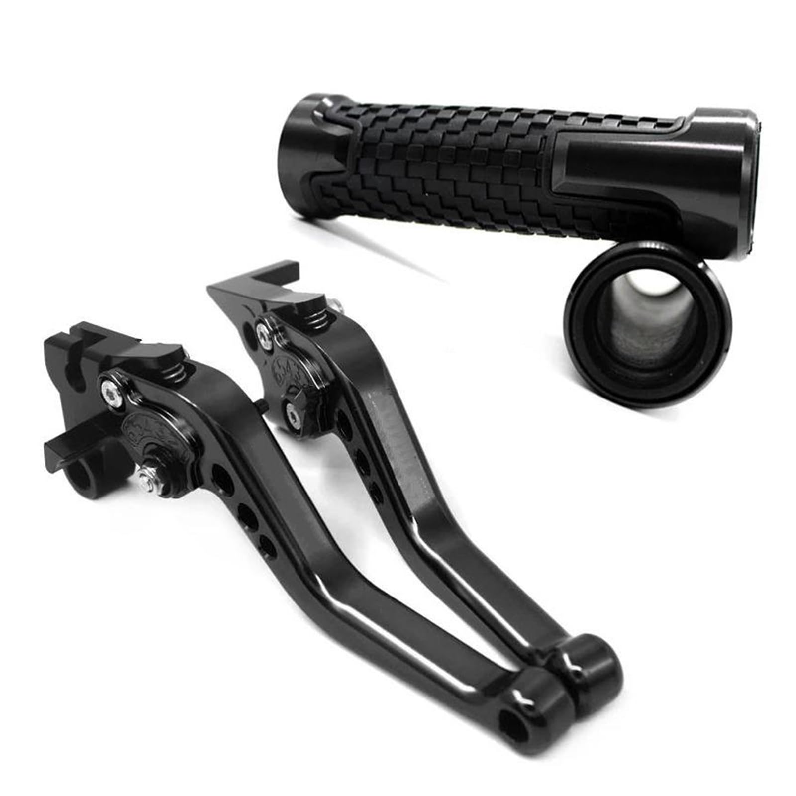 Usqbuzhhk Black-A Brake Clutch Lever Motorcycle Brake Clutch Levers Adjustable For Yzf-R6 Yzf R6 Yzfr6 2005-2016(Black-A)