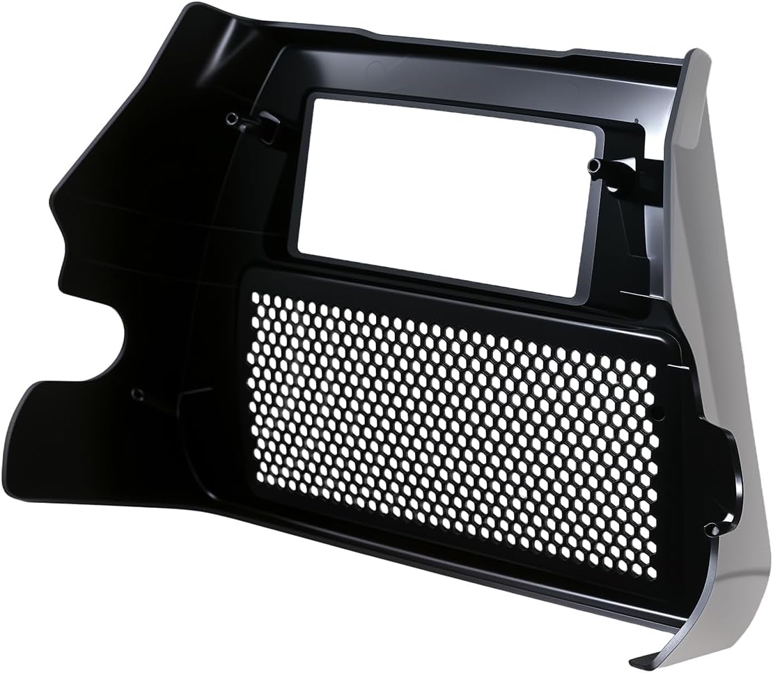 Gloss Black Chin Spoiler Fairing Radiator Cover Compatible for Harley Touring Street Road Glide FLHXSE FLTRXSE 2023 2024 2025