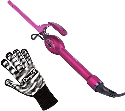 CkeyiN 3 Barrel Curling Iron Hair Waver, Professional Tourmaline Ceramic Fast Heating Hair Curler, Large Wave 3 Barrel Curling Iron for Christmas