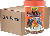 Vista 30 de Tetra Goldfish Flakes, dieta nutricionalmente equilibrada para peces de acuario, copos enriquecidos con vitamina C, 4.52 libras