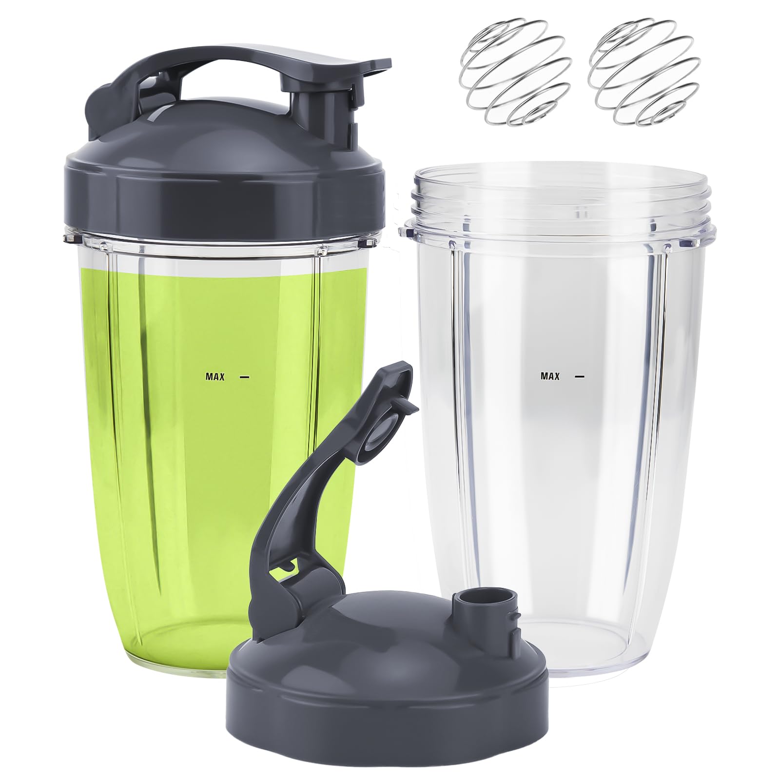 Amazon.com: 24 oz Blender Cups Compatible with NutriBullet