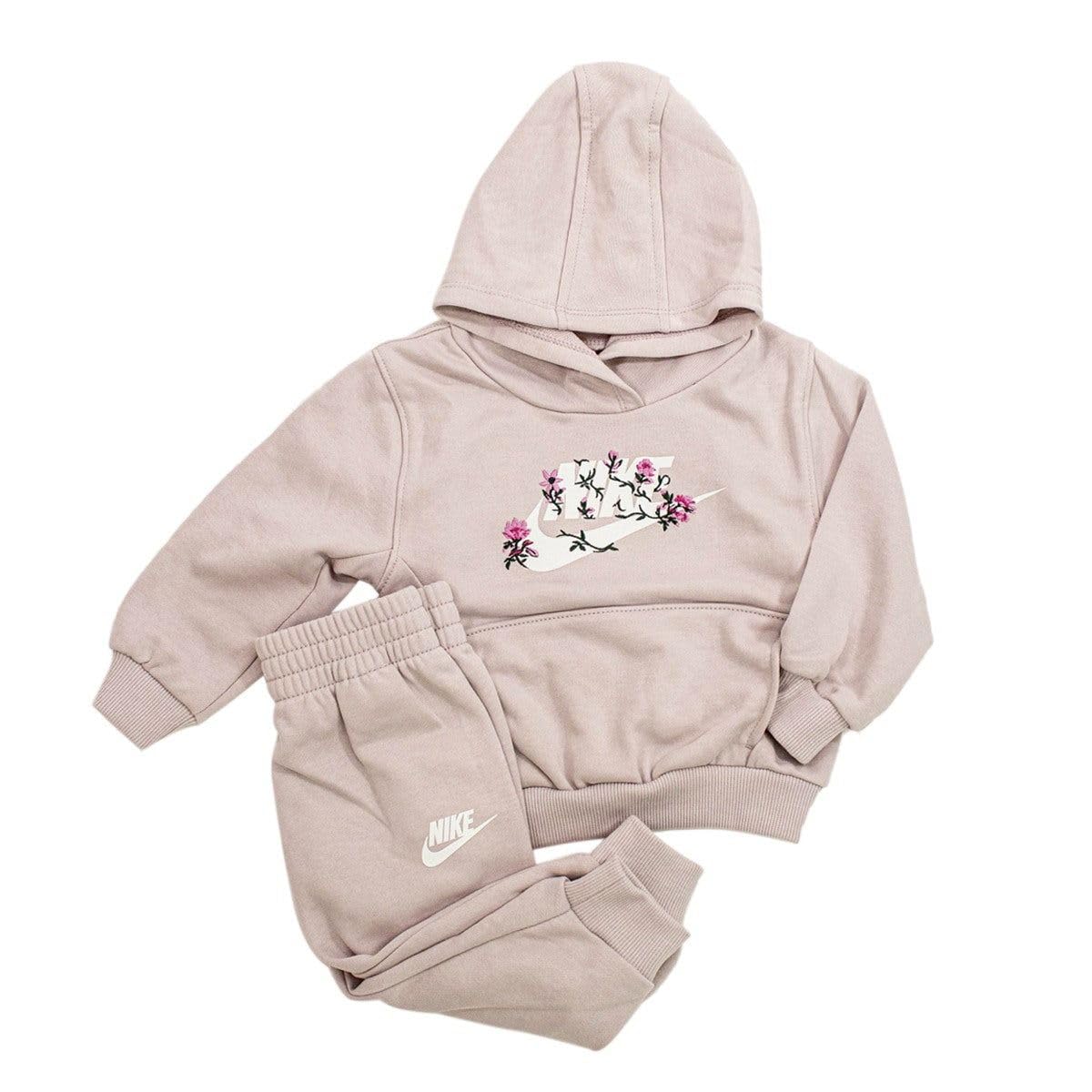 Nike  Kids' Overhead Hoodie Jogger Fleece Tracksuit - Platinum Violet - 12M
