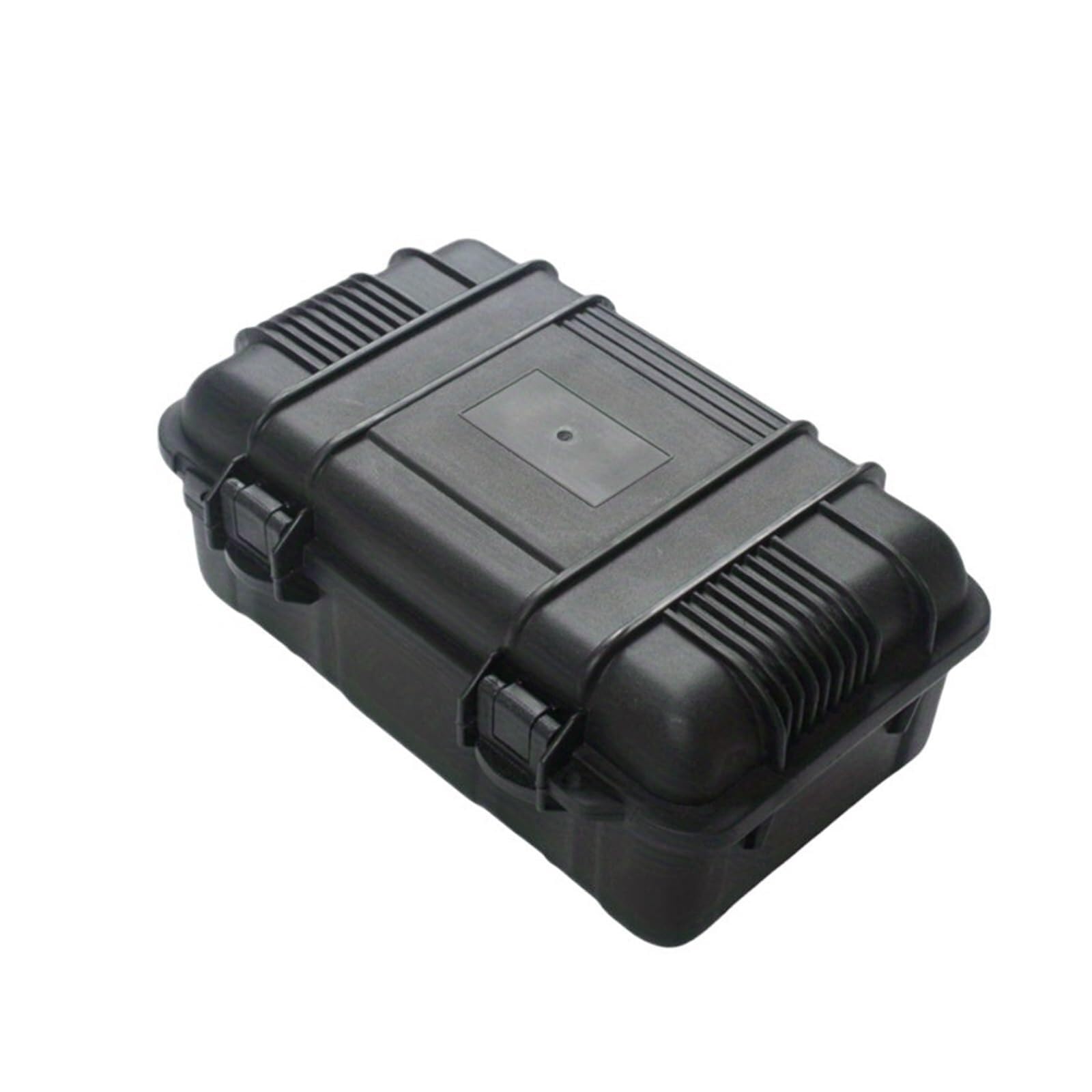 Tool Box Black Hard Shell Carrying Toolbox Shockproof Portable Secure Tool Storage Case(245x165x105mm)