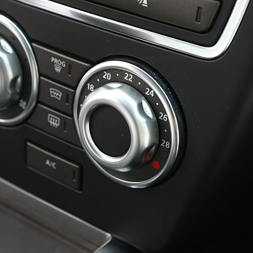 Miniatura 4 de YIWANG - 3 pomos cromados de volumen y aire acondicionado para Land Rover Freelander 2 2006-2012