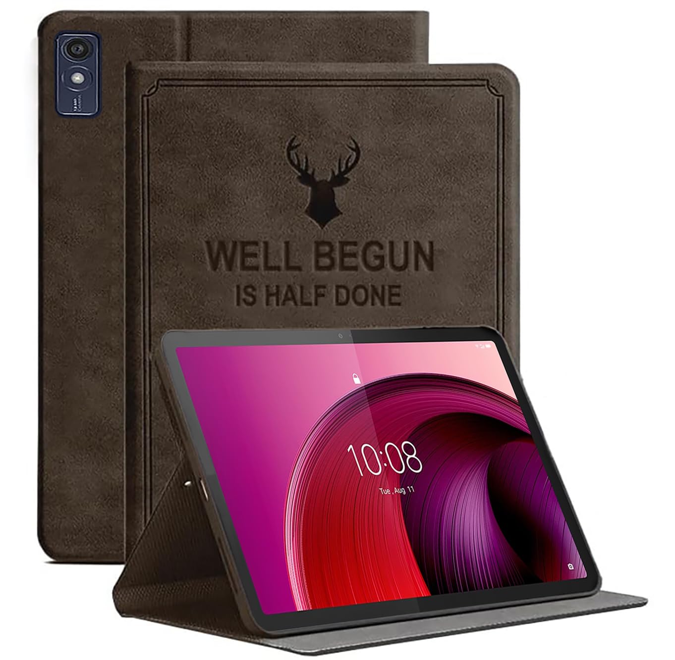 ProElite Cover for Lenovo Tab M10 5G 10.6 inch Case Cover, Deer Flip case Cover for Lenovo Tab M10 5G 10.6 inch Coffee (B0CH82F7PX) Amazon Price History, Amazon Price Tracker