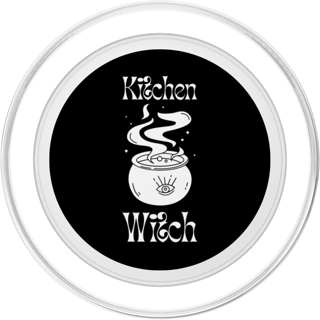 Kitchen Witch PopSockets PopGrip for MagSafe, Clear - Image 2