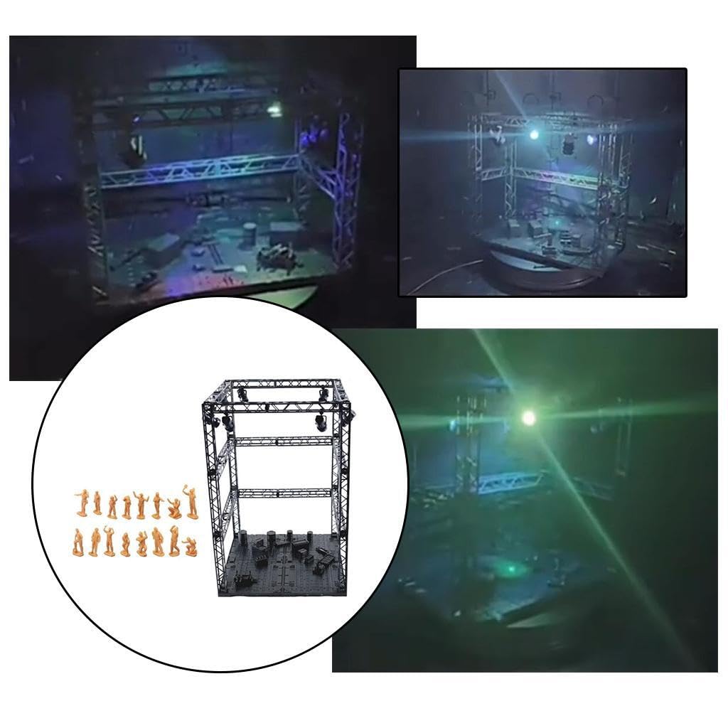 QUXVUIS Stimola la creatività con i kit di base d'azione in Per scala 1/144 adatti agli appassionati di modellismo, kit di modelli staccabili, espositore per