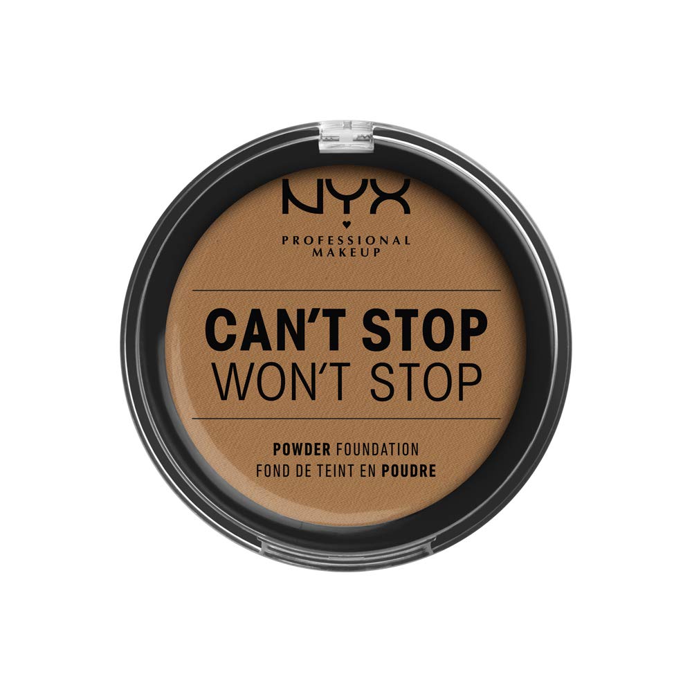 NYX PROFESSIONAL MAKEUP Can't Stop Won't Stop Powder Foundation, Warm Honey 15.9