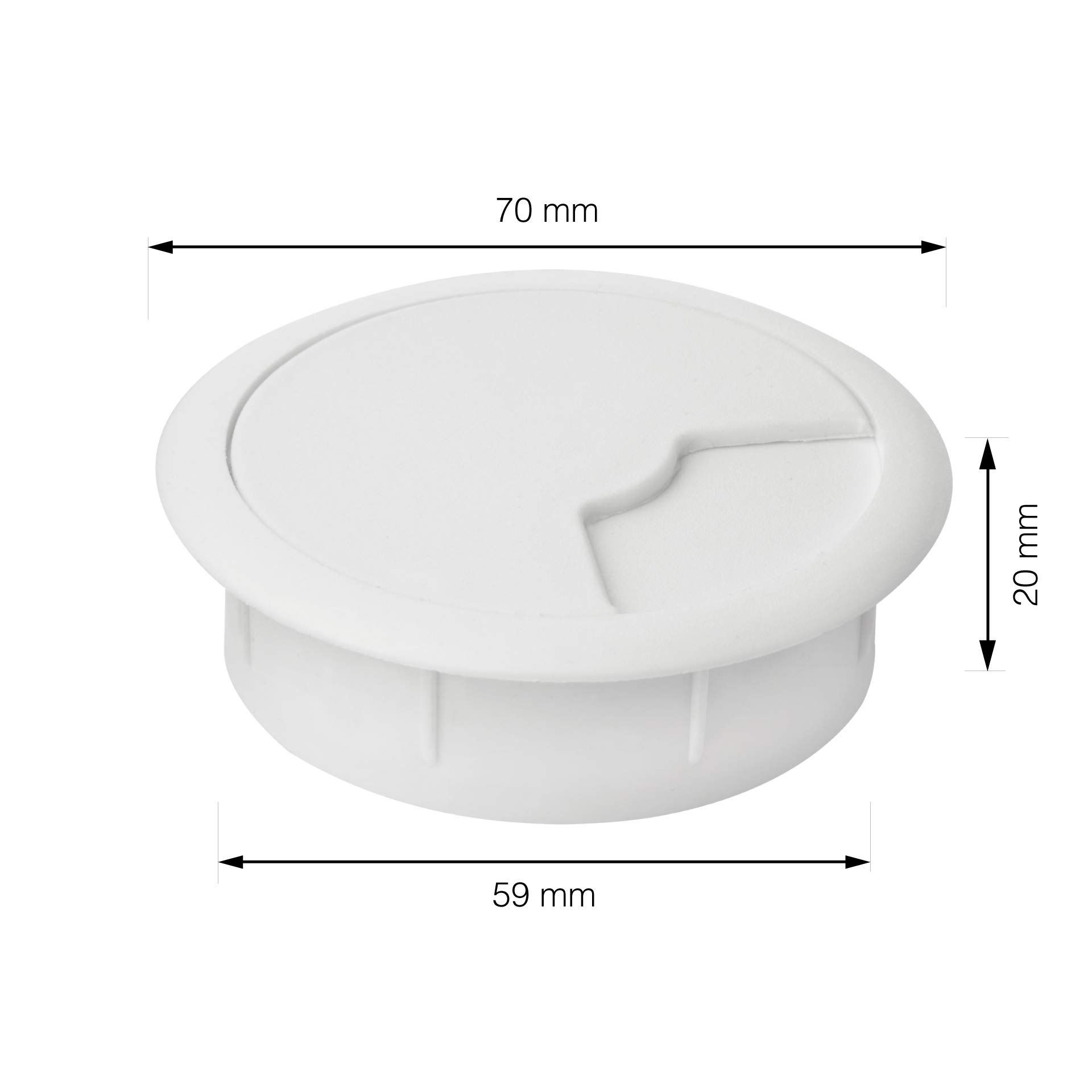 Lot De 10 Boutons Ronds Blancs 18mm - 4 Trous, En Résine, Pour Couture, Scrapbooking, Créations