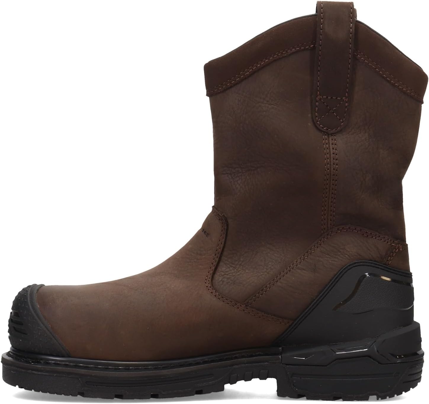 KEEN Utility Men's CSA Philadelphia Wellington High Composite Toe Waterproof Puncture Resistant Pull On Work Boot, Cascade Brown/Black, 10.5 Medium US