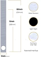 Vista 2 de Kit de ventilación de aire acondicionado para puerta corredera, sello universal de puerta corredera de balcón para aire acondicionado portátil