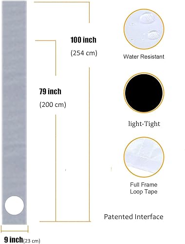 Miniatura 2 de Kit de ventilación de aire acondicionado para puerta corredera, sello universal de puerta corredera de balcón para aire acondicionado portátil,