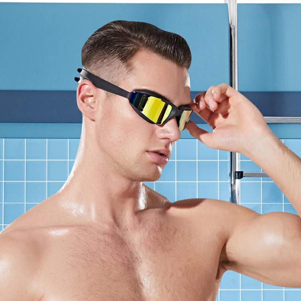 Antinebbia UV Nuoto Protezione, Occhiali di Protezione Unisex di Nuotata Occhiali Grande Struttura Attrezzatura Subacquea