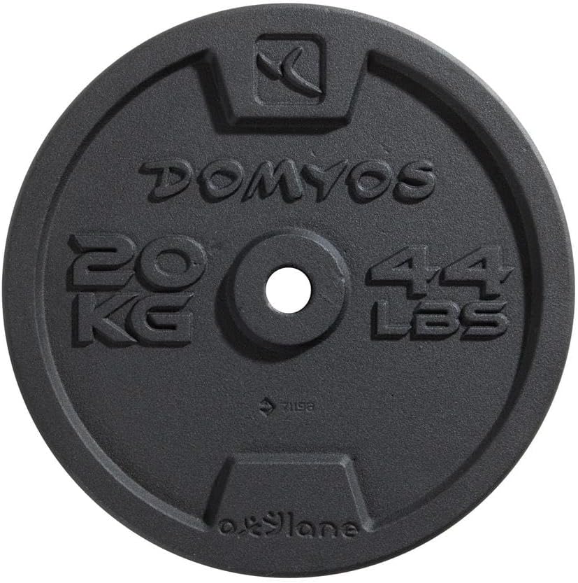 20kg Decathlon Domyos Cast Iron Weight Plate