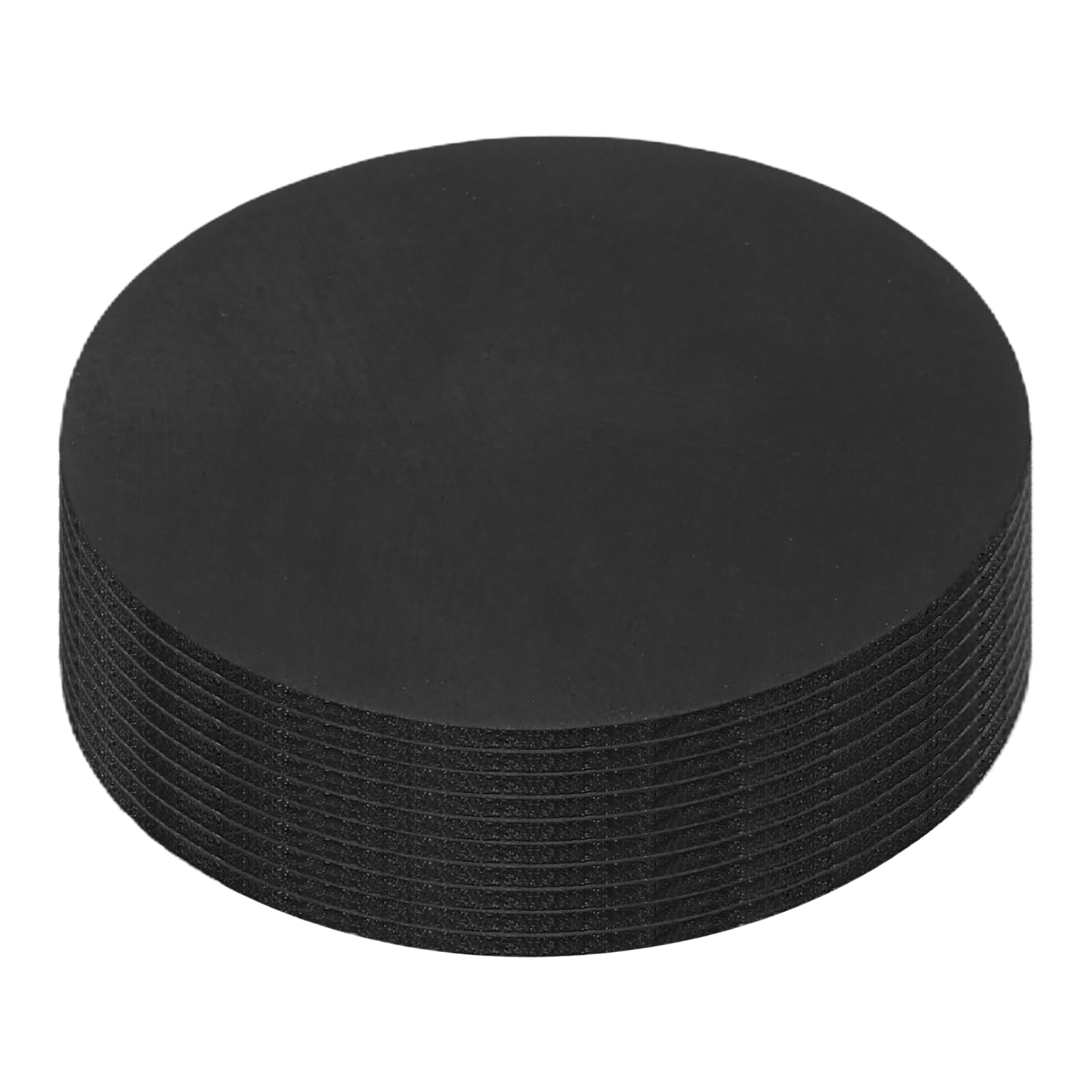 sourcing map 10Pcs Non Slip Furniture Pads, 45x1.3mm Self Adhesive Round Rubber Furniture Grippers, Floor Protector for Chair Table Legs, Hardwood Floors and Home Appliances, Black