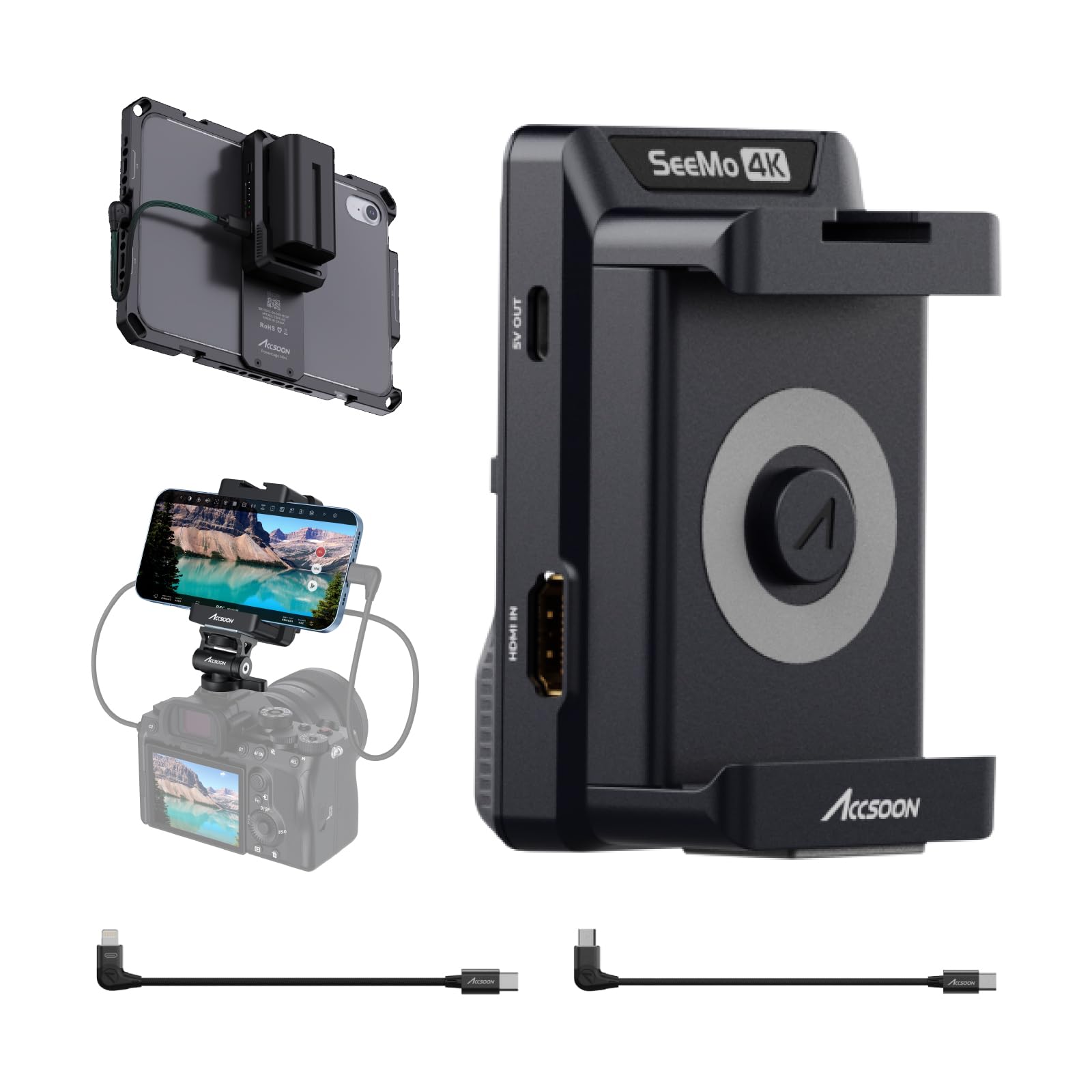 Amazon.com: Accsoon SeeMo 4K Video Transmission Systems, 4K30