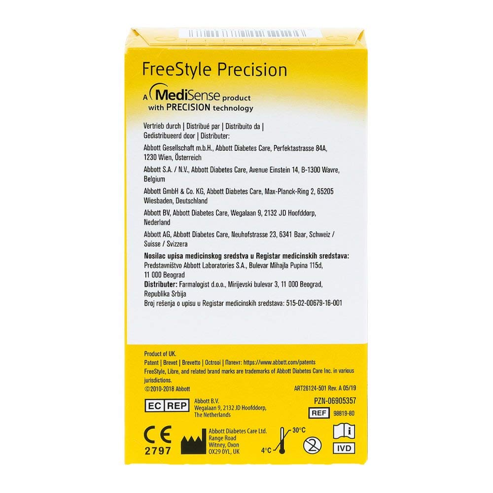 Freestyle Precision Blutzuckerteststreifen, 100 St