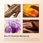 Santal Reserve Luxury Scented Candles, 9oz Soy Wax Candles for Home Scented, Sandalwood, Amber, Iris & Leather Scent, Long Burning Time, Gifts for Women, Friends, Men, Sister, Mom, Teacher - Image 4