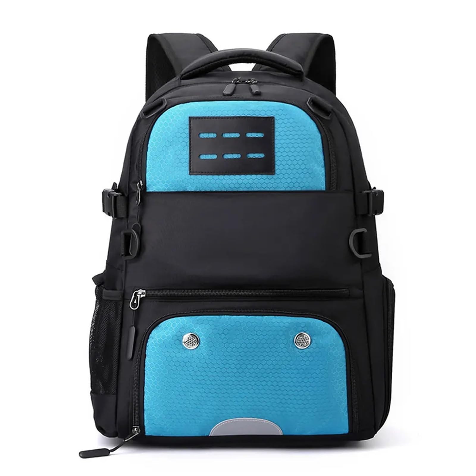 Mochila Deportiva, Bolsa de fútbol, ​​Mochila Escolar Baloncesto for niños con Compartimento for Zapatos, for balón, Grande para Zapatos(Blue)