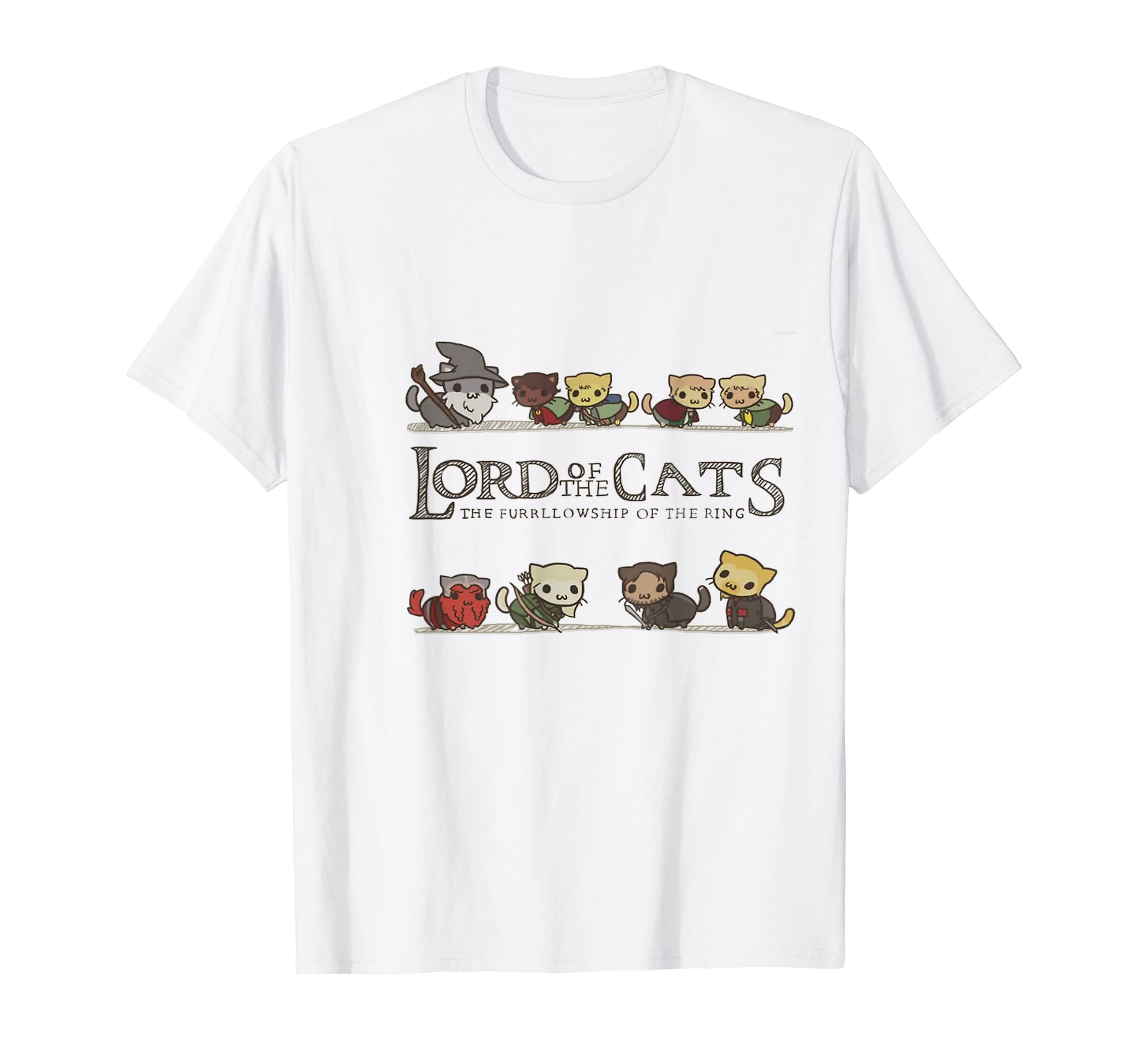 Cat Lover TshirtCat - Lord of The Cats - Funny Kitten T-ShirtOEKO-TEX STANDARD 100