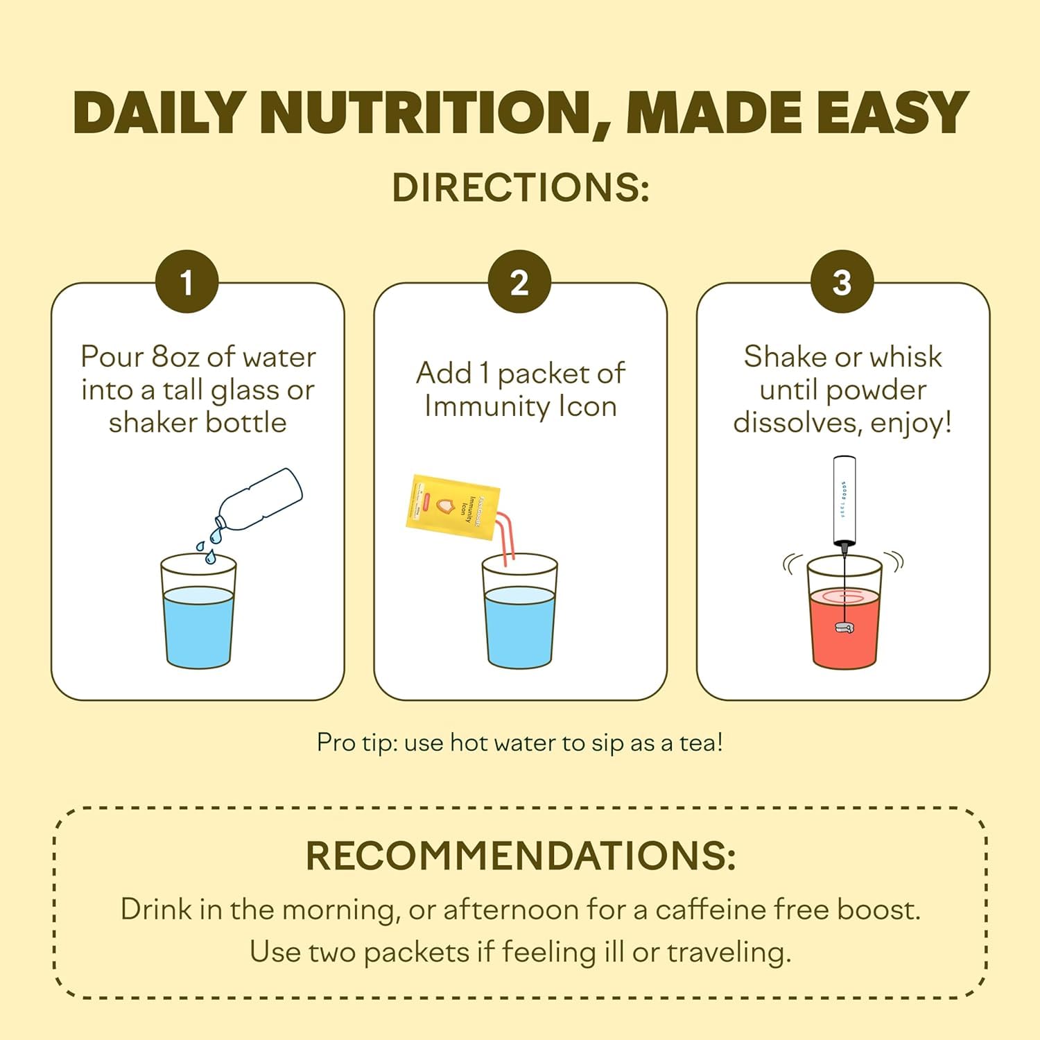 Feel Goods Immunity Icon Drink Mix Powder Bundle, Zero Sugar, Vitamin C, A, B, D, E & Zinc, Organic Elderberry, Ashwagandha, Vegan, Caffeine-Free – Wild Berry & Peach Lemonade, 15 Servings Each