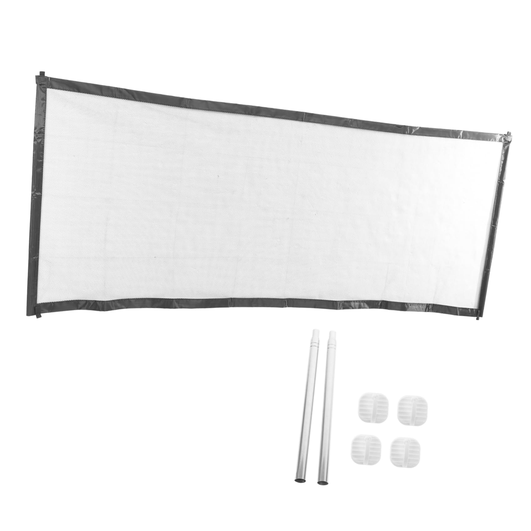 HEMOTON 1 Set Portable Pet Dog Fence Mesh Barrier for Safety Enclosure Easy to Assemble Dog Gate for Indoor Outdoor Use Material for Pets