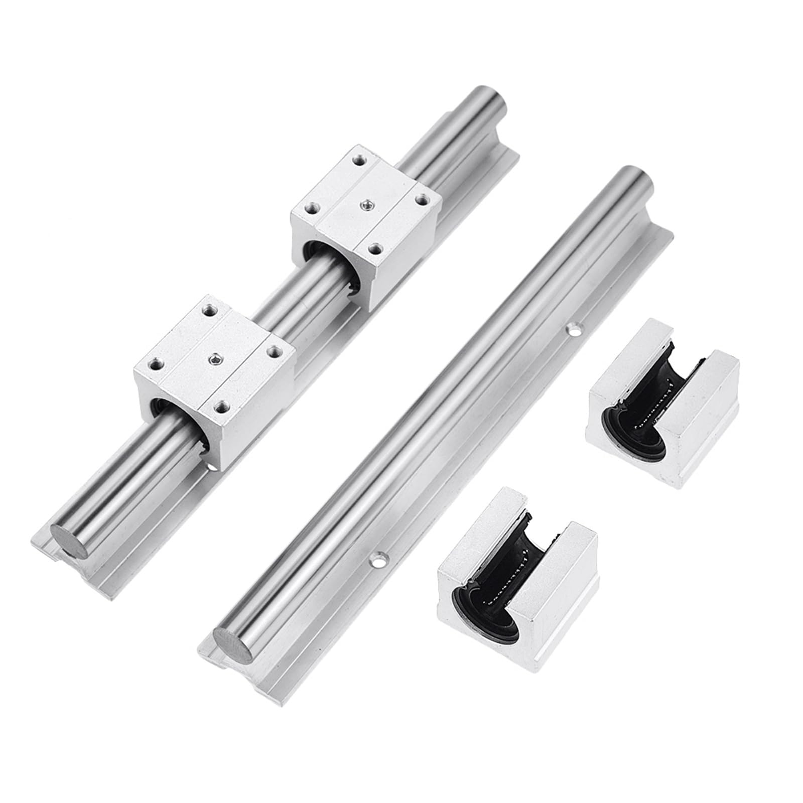 4 Pièces/lot SBR12UU SBR16UU SBR20UU 12mm16mm 20mm Bloc De Roulement À Billes Linéaire Routeur CNC Rail Linéaire CNC Pièce D'imprimante 3D(SBR20UU)
