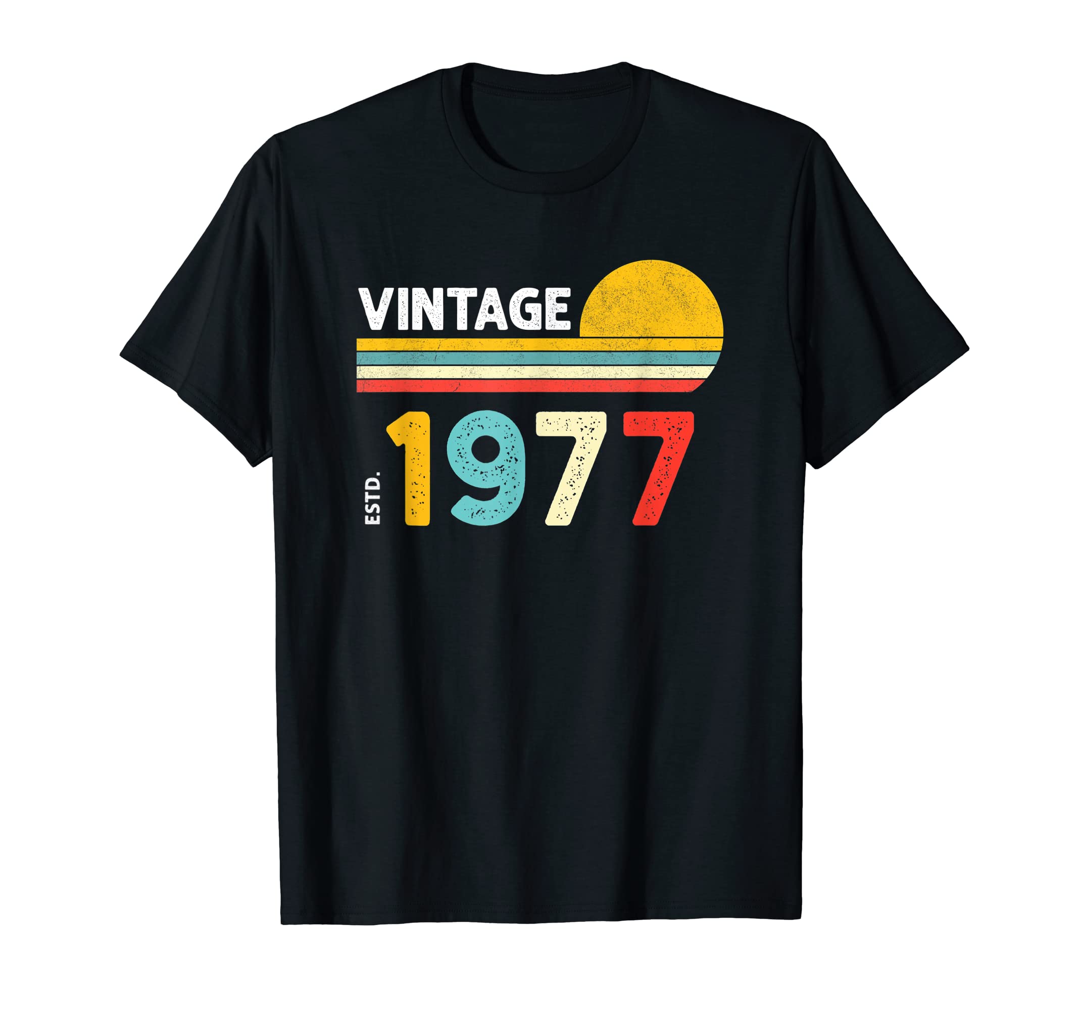 Vintage 1977 Shirts & Birthday GiftsVintage 1977 T-ShirtOEKO-TEX STANDARD 100