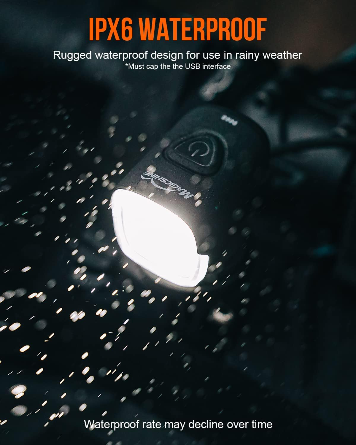 Magicshine MJ 900S 1500 Lumen Front Bike Light, CREE LED Waterproof Bike Light, Perfect LED Bike Light for Mountain Biking Road Biking Bike Helmet Light, USB Rechargeable Bike Lights : Everything Else