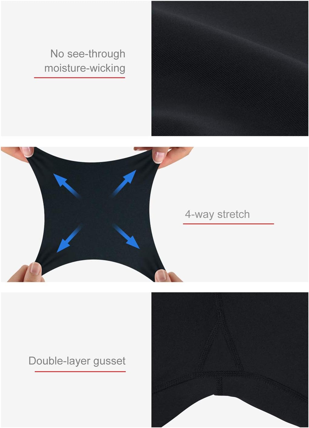 Zeronic Bootleg Yoga Capris Pants for Women High Waist Workout Flare Crop Leggings - Image 6