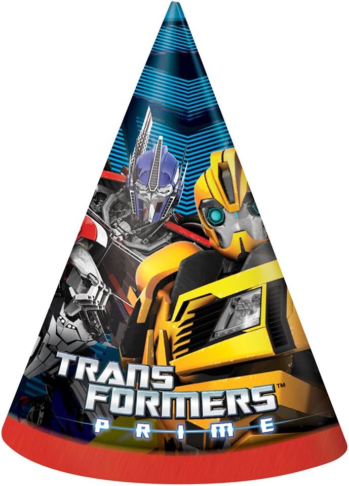 Transformers Party Hats, 8ct