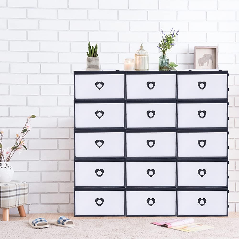 Shoe Organizer Shoe Storage Boxes Clear Shoe Boxes with