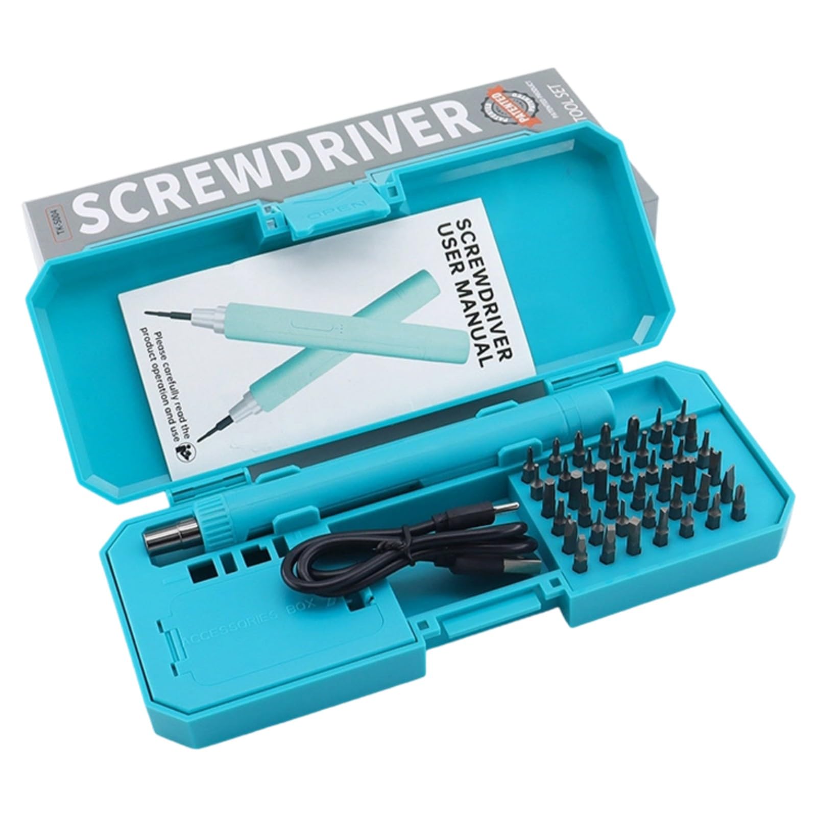 Tournevis électrique outillage de réparation ergonomique et fluide lot de 42
